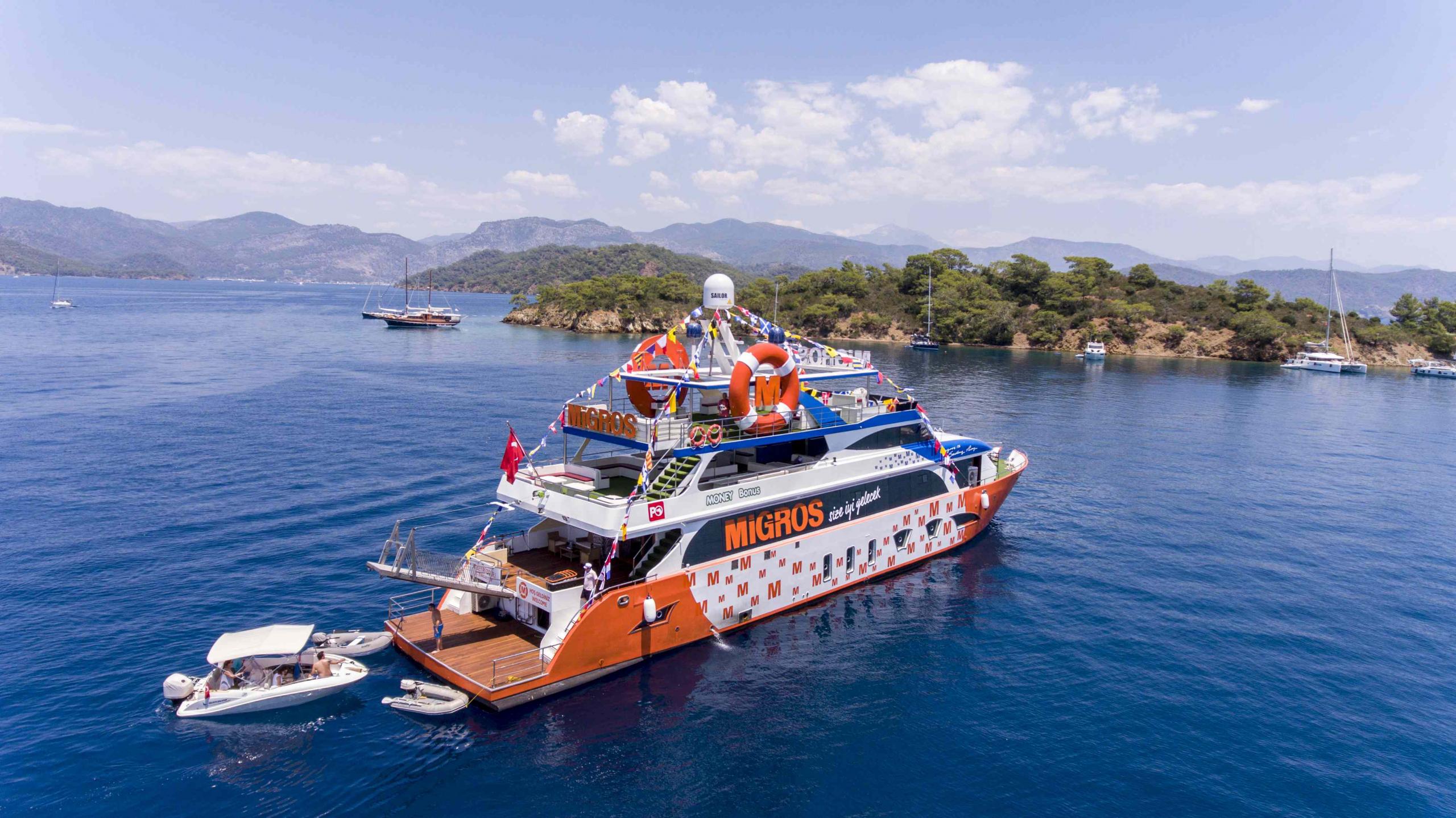 Migros, Tam Donanımlı Yüzen Mağazası “Migros Deniz Market” ile Müşterilerine Denizde de Hizmet Sunuyor!